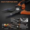 KastKing AeroVice 7.5” Fishing Pliers, 420 Stainless Steel, Uni-Body Construction, Lightweight & Corrosion-Resistant, Multi-Function Jaws, Braid Cutters, Sheath, Lanyard & Carabiner