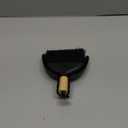 MR.SIGA Mini Dustpan and Brush Set, Portable Cleaning Brush and Dustpan Combo with Bamboo Handle, Black, 1 Set