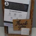 UBIQ11" X 17" Torched Brown Solid Wood Frame Wall Chalkboard, Magnetic Surface, Home Dcor, Restaurant & Caf Menus, Blackboard, Includes Chalk, Eraser & Hanging Hardware