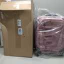 Travelpro Maxlite 5 Softside Expandable Luggage with 4 Spinner Wheels, Lightweight Suitcase, Men and Women, International, Orchid Pink Purple, Carry-on 19-Inch