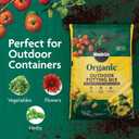 2 Packs Miracle-Gro Organic Outdoor Potting Mix - Plant Soil for Outdoor Container Plants, Contains Quick-Release Natural Fertilizer, OMRI Listed, 16 qt. (BBD 02/28/27)