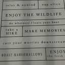 Lake & Lodge Cabin Rules Wall Art, 13x18