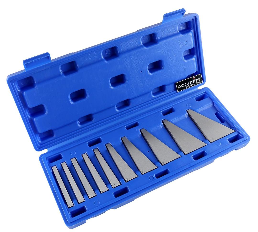 Accusize Industrial Tools 10 Pcs Precision Angle Block Set, 3602-0111