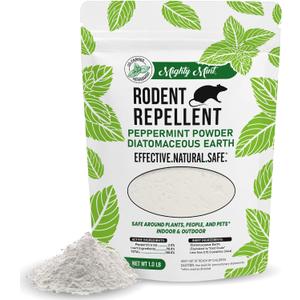 Mighty Mint Rodent Repellent Pest Control, Diatomaceous Earth, 1 lb
