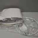 Lampshades Set of 2, Drum Lampshades 11.6" Top x 12.6" Bottom x 9.8" High, Seaside village Medium Lampshades (Spider Fitter), Beige Lampshades Natural Linen Hand Crafted, Easy Assembly Required