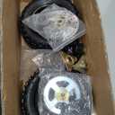 740mm 29 inch Go Kart Rear Axle Assembly Complete Wheel Hub Kit & 13 * 5-6 Wheel Tires with Rim & Brake Assembly & T8F Chain Suitable for DIY Go Kart Quad, Trike, Drift Bikes