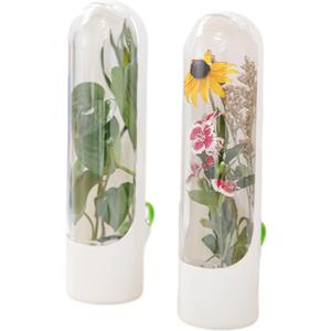 2pcs Fresh Herb Keeper, Herb Saver, Herb Keeper for Refrigerator, Herb Storage Container Keeps Greens Fresh Herb Saver Asparagus Keeper Practical Kitchen Tools for Cilantro(2 pcs), free size