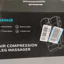 Nekteck Cordless Air Compression Leg Massager with 6 Modes & 4 Intensities, Foot and Leg Massager for Circulation Improvement & Muscle Recovery, Gifts for Mom, Dad, Athletes (Dual Unit)-Small