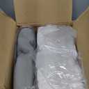 Plufl Hugl Cooling Body Pillow for Adults Made with Memory Foam | U Shaped Maternity Pillows Great for Side Sleepers & Pregnant Women | Washable Cover | Grey (Standard)