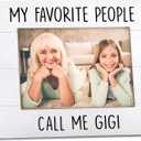 Gigi Gifts Picture Frames 8x10, Gigi Gifts for Grandma Photo Frame, Mothers Day Birthday Gift for Grandma Nana from Grandkids, My Favorite People Call Me Gigi Picture Frame for Tabletop Wall