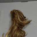 14 Inch Ponytail Extension - Wavy Pony Tails Hair Extensions, Claw Clip Ponytail Extension, Synthetic Hair Extensions Ponytail, Clip on Ponytails for Women (Light Brown With Beige Highlights)