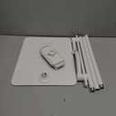 AboveTEK Tablet Floor Stand,Stylish Adjustable Height iPad Floor Stand with Stable Base,Aluminum 360 Rotation Holder for Sofa Bed,Fits 4.7-13.5"iPad Pro 12.9/Air/Mini,Galaxy Tab,iPhone, Kindle(White)