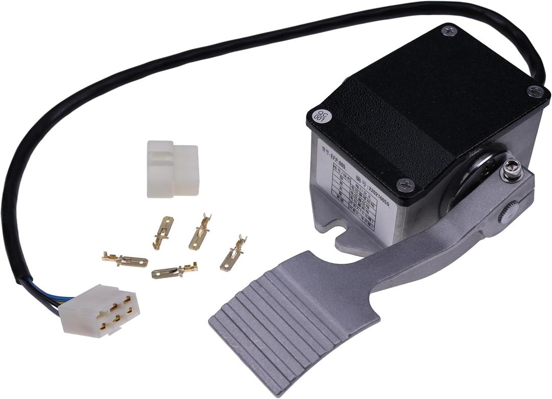 JEENDA Throttle Foot EFP-005 0-5K Electric Accelerator (5-Wire Version) for EV Curtis Throttle Pedal