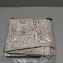 Uphome Boho Bathroom Rugs, Distressed Farmhouse Light Khaki Bath Mat, Comfy Velvet Small Bath Rugs Non Slip Washable, Vintage Oriental Toilet Rug for Sink Shower Vanity, 20x32 inch