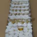 Liacere 100Pack Pre Rolled Gold Silverware and Napkin-Disposable Gold Plastic Utensils-Wrapped Plastic Cutlery Set with Napkin:100 Forks,100 Knives,100 Spoons,100 Napkins for Wedding & Graduation