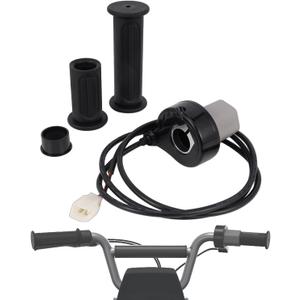 MX350 Throttle & Grips, Electric Dirt Bike Twist Throttle Assembly for Razor MX350/400, SX350, E200/300, Pocket Mod Scooters
