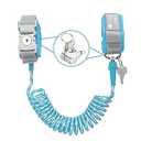 Toddler Harness Walking Leash- Child Anti Lost Wrist Link - Child Safety Harness - Upgrade with Reflective(6.5ft) - for Boys and Girls, Not Easy to Open Without Key (Blue)