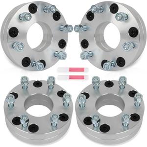 SCITOO 4Pcs 5x4.5 to 6x5.5 Wheel Adapters 2 inch Bore 74mm Studs 12x1.5 5 Lug Wheel Spacers No Hubcentric Fit for Hyundai Tucson 2005-2021,for Honda Civic 1973-2021