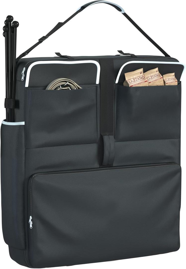 Dog Playpen Storage Bag - Fits 32" H 8 Panels & 9 Stakes, Heavy Duty 1680D Oxford + Shockproof Pearl Cotton, Ideal for RV Trips & Camping