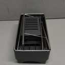 Sincereshe Kitchen Sink Caddy with Stainless Steel Towel Holder, Handy Sponge Holder for Kitchen Sink with Extending Drain Spout, No-Tool Assembly Space Saver for sink Countertop Accessories(Gray) 