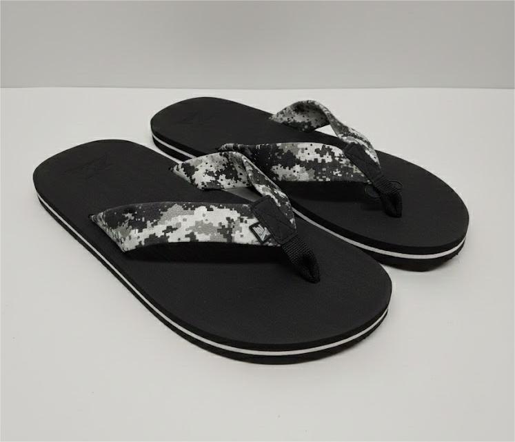 Zeroxposur Men's Flip-Flops, Outdoor Footwear, Gray, Size 11