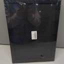 2PCS Black Bulletin Boards Cork Board with Felt, 15"x11" Small Display Pin Board Vision Board for Walls, Jewelry, Notes, Collection, Photos, Office, Wood Framed(Black) & Felt(Black), 2p