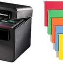 Sentry Safe Safe Box, 14.3 x 15.5 x 13.5, Black & Smead Colored Hanging File Folder with Tab, 1/5-Cut Adjustable Tab, Letter Size, Assorted Primary Colors, 25 Per Box