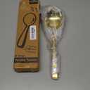 Extra Large Serving Spoons Set 11.7-Inch Gold Serving Utensils 18/8 Stainless Steel Big Metal Spoons for Buffet, Parties, Catering, Banquet - Dishwasher Safe (6-Pack, Gold)