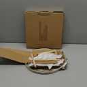 SENSARTE Nonstick Crepe Pan with Spreader, 10-Inch Natural Ceramic Coating Dosa Pan Pancake Flat Skillet Tawa Griddle with Stay-Cool Handle, Induction Compatible (White)