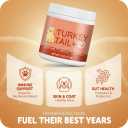 Turkey Tail for Dogs, Turkey Tail Mushroom for Dogs, Mushroom Supplement Powder, Supports Immunity, Energy and Skin & Coat - 113 Scoops (1PCS)
