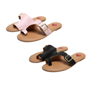 2 Pairs Women Arch Support Flip Flops Lightweight Soft Slip On Indoor Outdoor, 40