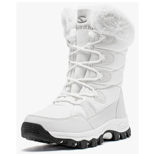 HOBIBEAR Women's Waterproof Winter Snow Boots Lightweight Warm Faux Fur Lined Mid-Calf Booties