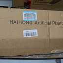 HAIHONG Artificial Bird of Paradise Plant,Faux Palm Tree Potted Plant with Real Touch Leaves,Fake Trees for Home Living Room Office Indoor Outdoor Decor(4FT-1Pack)