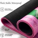 Mahjong Mat for Table, American Mahjong Mat with Rules, 3MM Non-Slip Rubber Noise Reduction Mah Jong Mats, 32.7x32.7in Rolled No Creases Waterproof Table Cloth for Mah Jong & Card Games
