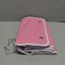 Over The Door Hanging Organizer with 4 Large Pockets  Closet, Bathroom, Nursery, Bedroom, Dorm Storage for Toys, Cosmetics, and Baby Essentials, Pink