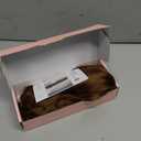 REECHO Ponytail Extension, Drawstring Ponytail Extension Long Wavy Layered Pony Tails Hair Extensions 22inch Natural Clip in Synthetic Hairpiece for Women, Chocolate Brown with Highlights