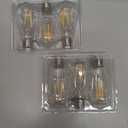 FLSNT 100W Equivalent LED Edison Bulbs, ST19/ST58 Dimmable LED Light Bulbs for Dining Room, Kitchen, High Brightness with 1000LM, 2700K Soft White, 8W, E26 Base, 6 Pack