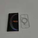 TORRAS Crystal Clear for iPhone 16 Pro Case Magnetic Stand,[Compatible with MagSafe][Flexible Stable Stand]Mil-Grade Protection Transparent Slim Anti-Yellowing Anti-Scratch Ring Kickstand 6.3", Ostand