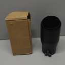 Black Exhaust tip - 3 Inch Inlet Bolt on Design- Stainless Steel Car Muffler Tips 3" ID x 4"OD x 8"L