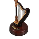 Harp Music Box Harp Instrument Music Box Jewellery Dollhouse Miniature Ornament