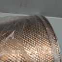 Lanpn Metal Christmas Tree Collar 20 inch, Christmas Tree Ring Collar for Small Mini Pencil Xmas Stand Cover Real Artificial Trees Indoor Outdoor Decoration (Bronze, Twill Weave)