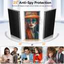 2 Pack for Samsung Galaxy S23 Ultra / S22 Ultra Matte Privacy Screen Protector, Auto Dust Removal Auto Alignment, Anti-Glare Anti-Spy PET Film [Non-Glass], Fingerprint ID Support, Case Friendly