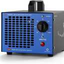 Airthereal MA5000 Commercial Ozone Generator, High Capacity Ozone Machine Odor Removal - Home Air Ionizers O3 Deodorizer for Rooms, Smoke, Cars and Pets, Eliminate Odors up to 2000sq.ft., Blue