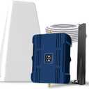 Cell Phone Booster for Home & Office - Boosts 3G/4G/5G Signal for All US Carriers, Up to 3000 Sq.Ft, Supports Band 12/17/13/5, with HD Display, FCC Approved Cell Signal Booster