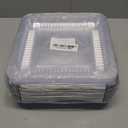 (35 Pack) 8x8 Aluminum Pans with Clear Plastic Lids - Square Baking Cake Pans - Foil Pans with Lids - Disposable Food Containers Great for Cooking, Heating, Storing, Prepping Food