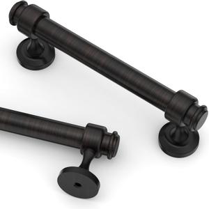 Asidrama 10 Pack 3.75 Inch(96mm) Oil Rubbed Bronze Kitchen Cabinet Handles, Cabinet Pulls Kitchen Cabinet Hardware for Cupboard Drawer Pulls