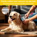 3 x Pet Groom Tool Parts Replacement for Dyson V11 V8 V7 V10 V15 Brush Vacuum Cleaners,Animal dog grooming Attachment Brush with Flexible Extension Hose + Trigger Lock,cleaning Accessories