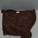 SHENHE Women's Ruffle Shorts Cute Bloomers Low Rise Sexy Y2k Booty Mini Shorts Coffee Brown, Medium