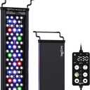 Plant Growth Aquarium Light, 24/7 Custom Timer, Power-Off Memory, 48-54in Full Spectrum Aquarium Plant Lights, 7-Row LED 8 Colors, 20 Adjustable Brightness, Day & Night Cycle for Freshwater