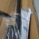 Black Shower Curtain Rod 31 to 80 Inch,1 Inch Diameter Adjustable Spring Tension Stainless Steel Telescoping Rod,Easy Install,No Rust